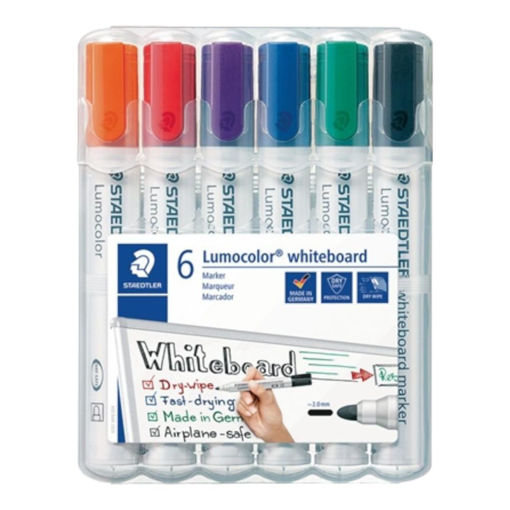 Picture of ST WHITEBOARD MARKER BULLET PACK X6